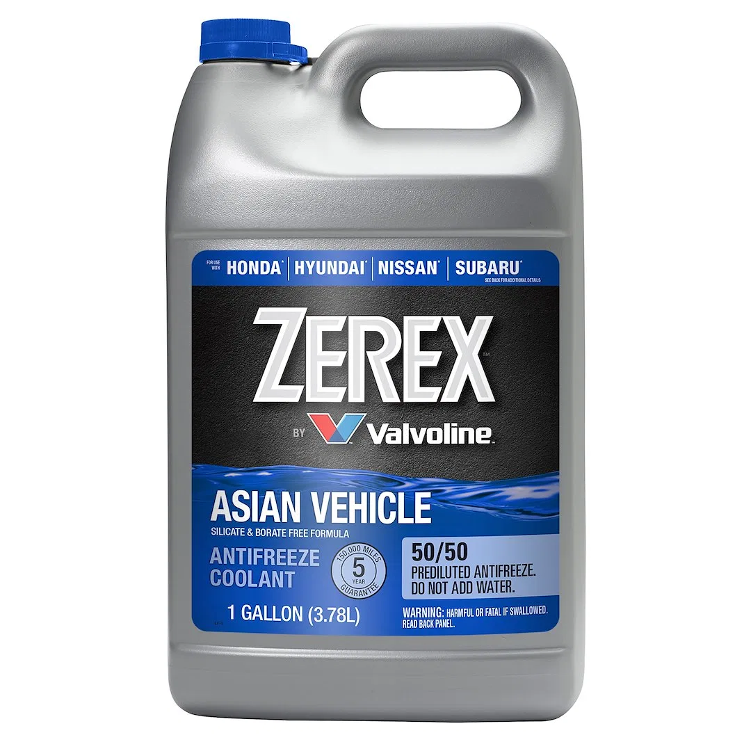 861398 – ZEREX Engine Coolant, Pre-Mixed 50-50 Blue Service Life Of Up To 5 Years Or 150,000 Miles 1 Gallon Jug Singl...